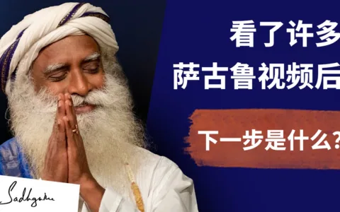 看了许多萨古鲁视频后，下一步是什么？