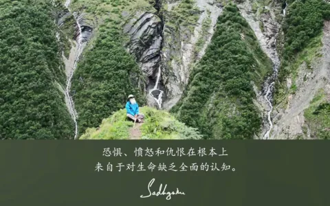 萨古鲁：一旦我们在经验上知道我们存在的本质，生命便是喜悦的