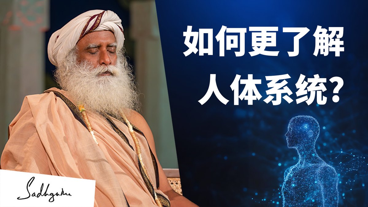 如何更深入地了解人体系统？——萨古鲁