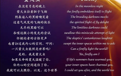 瑜伽士的诗丨《萤火虫》